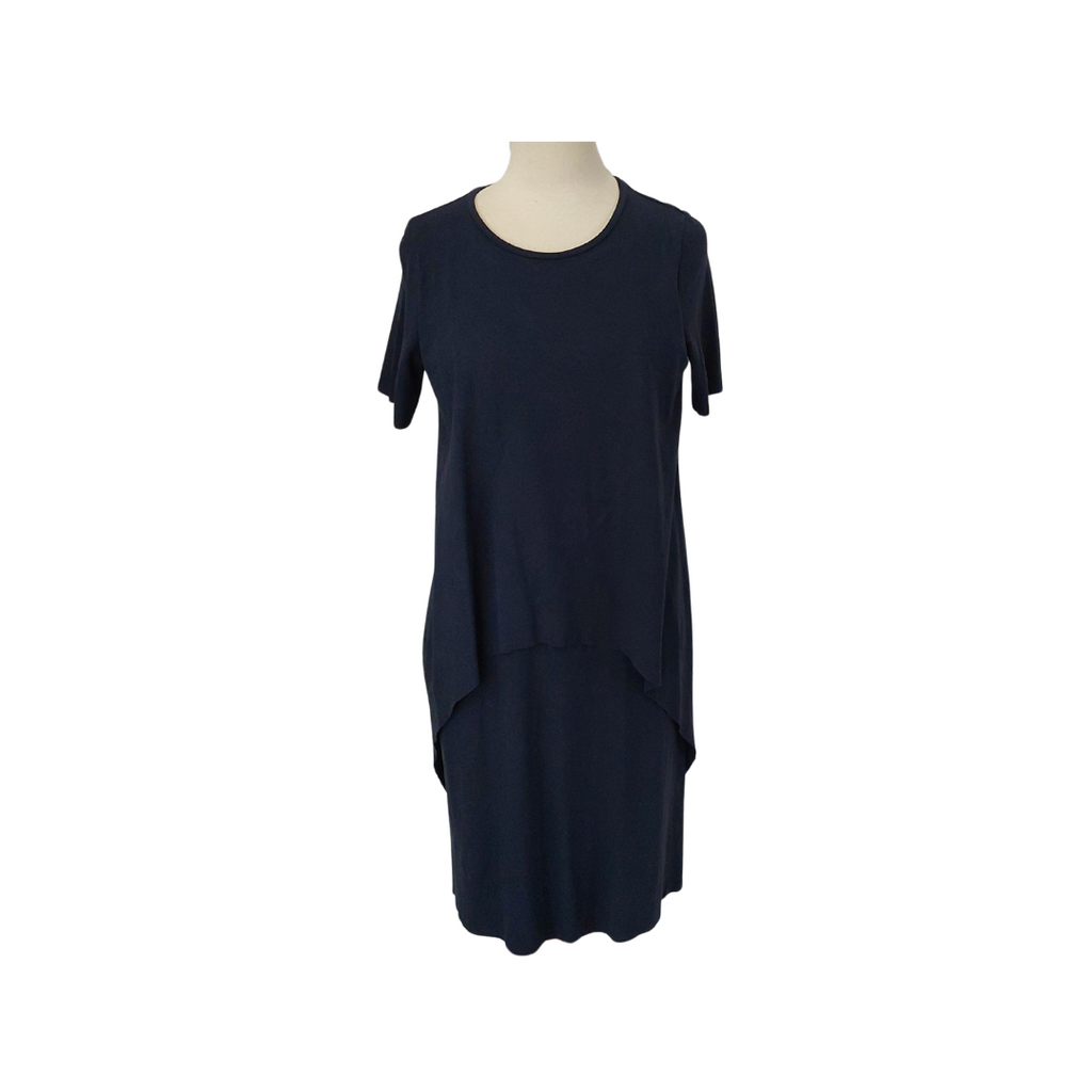 COS Navy Blue Knee-length T-Shirt Dress | Pre Loved |