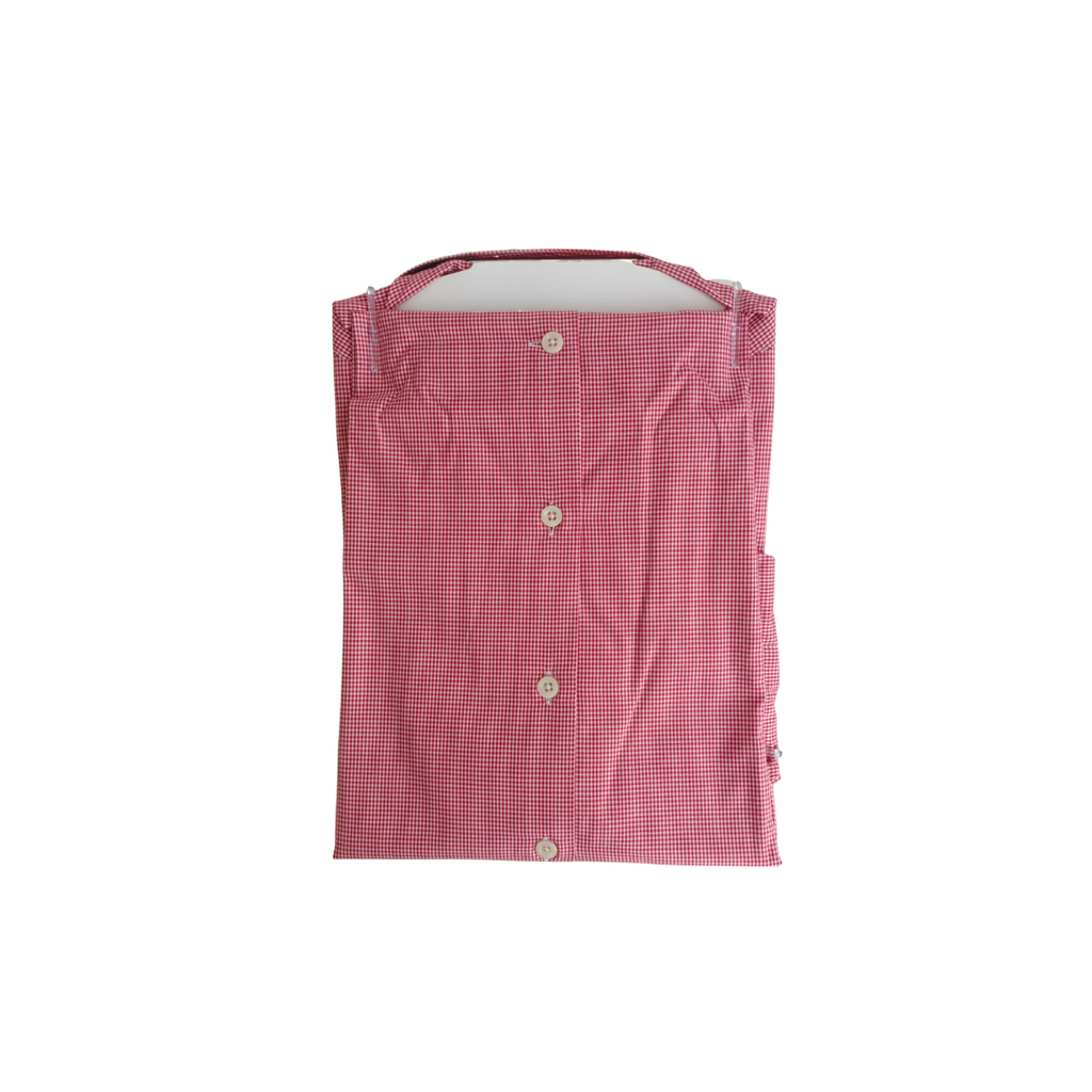 Zeitgeist Men's Red Checked Collared Button Down Shirt | Brand New |