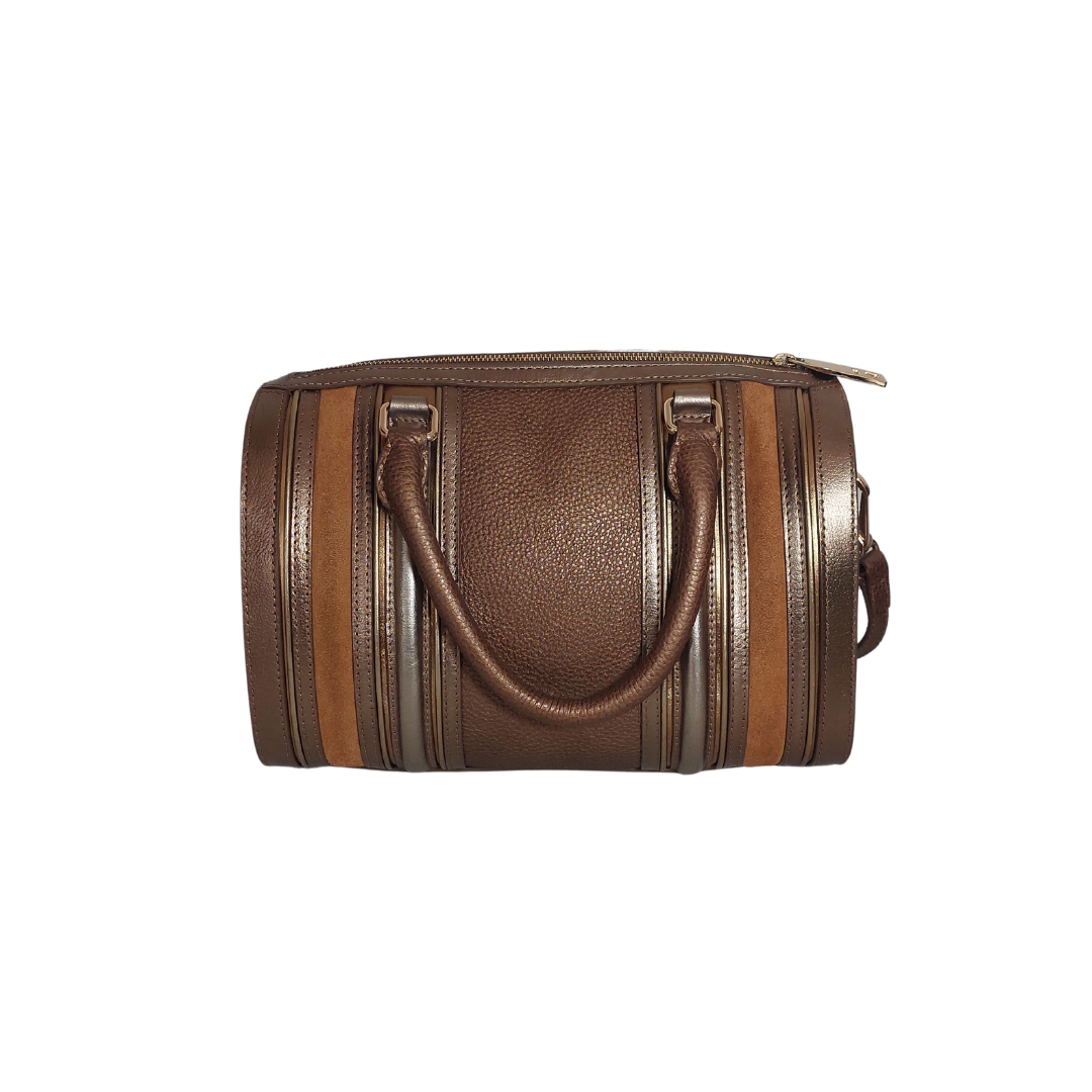 Burberry Bronze Alchester Bowling Bag Pre Loved Secret Stash