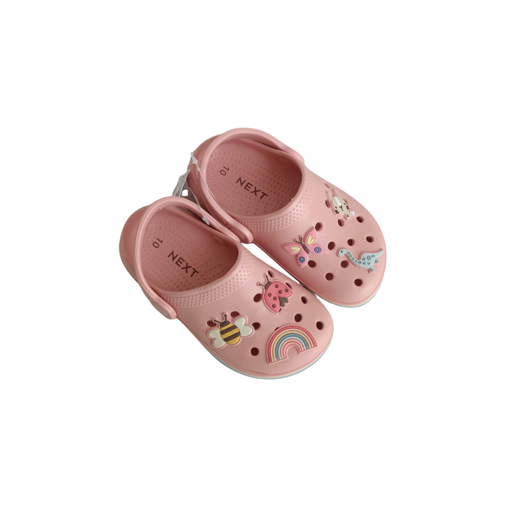 Next Pink Rainbow Crocs | Brand New |