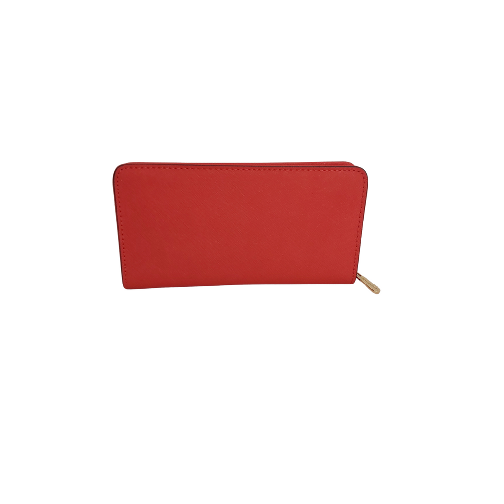 Michael Kors Red Leather Hamilton Wallet | Pre Loved |