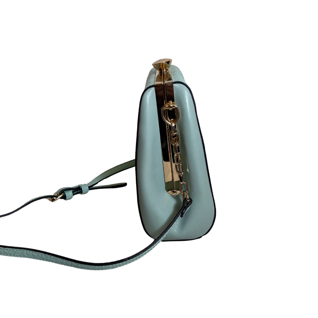 Dune Crocodile Textured Leatherette Crossbody Bag | Gently Used |