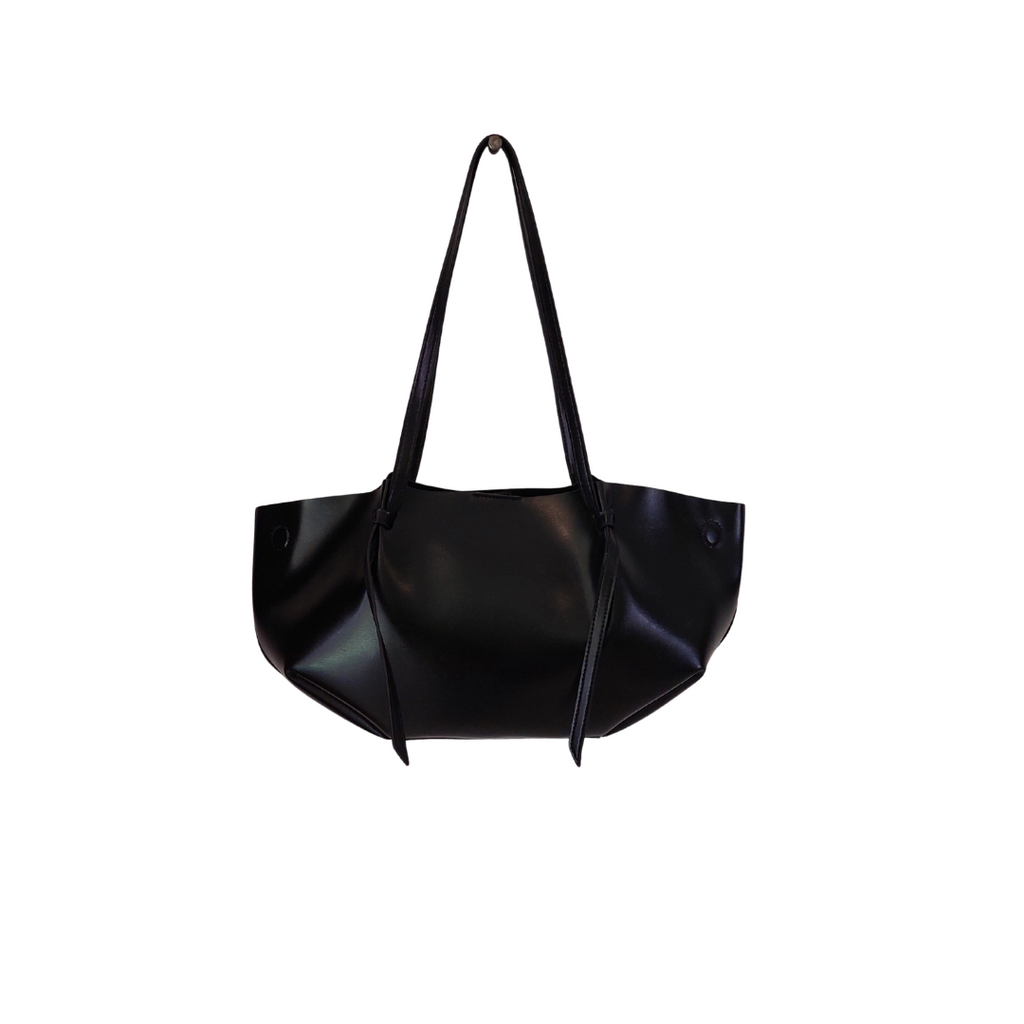 Charles & Keith Noir Calla Tote Bag | Gently Used |