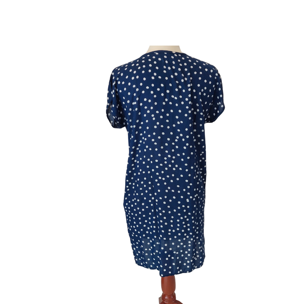 Zara Blue & White Printed Long Tunic | Gently Used |