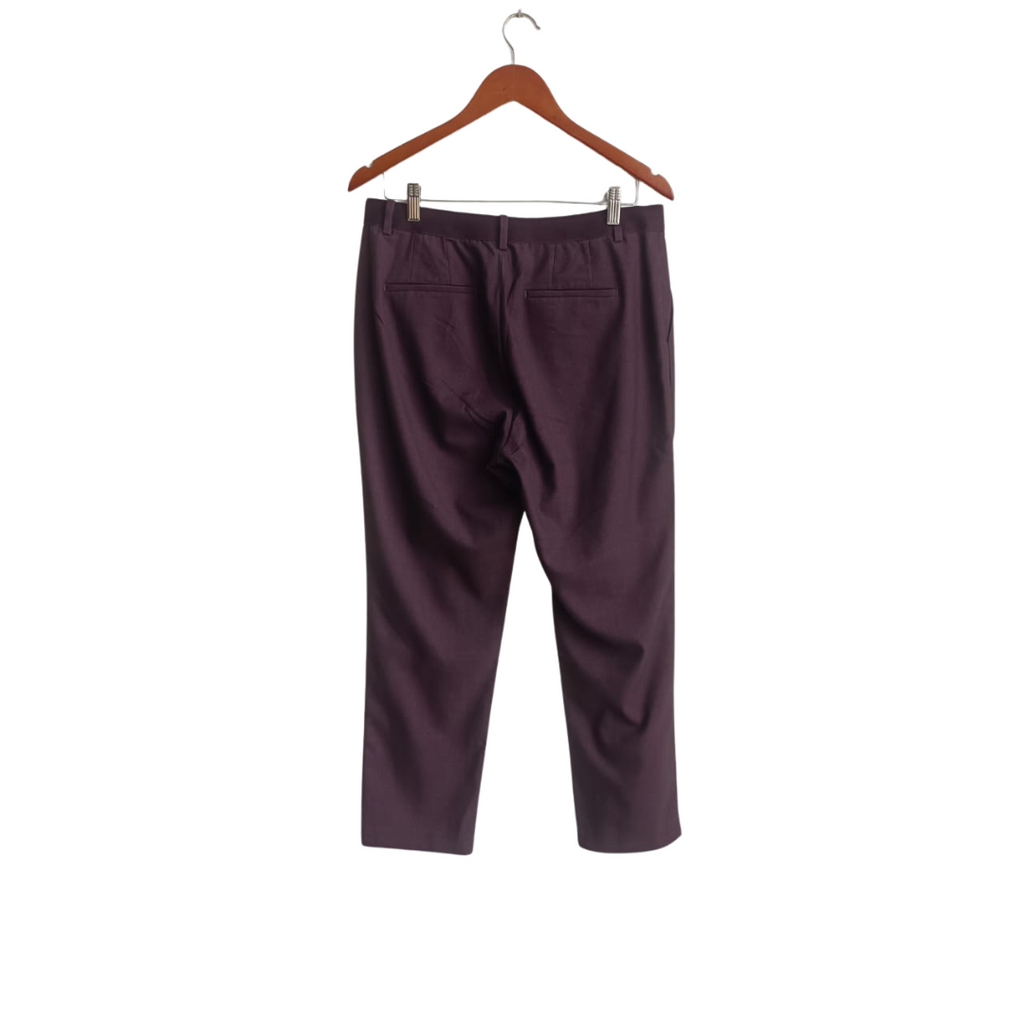 Uniqlo Deep Purple Straight Leg Pants | Gently Used |