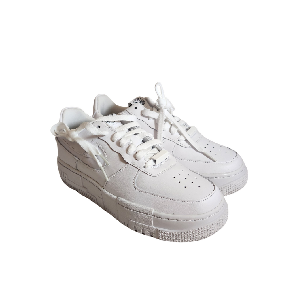Nike White Air Force 1 Pixel Sneakers | Brand New |