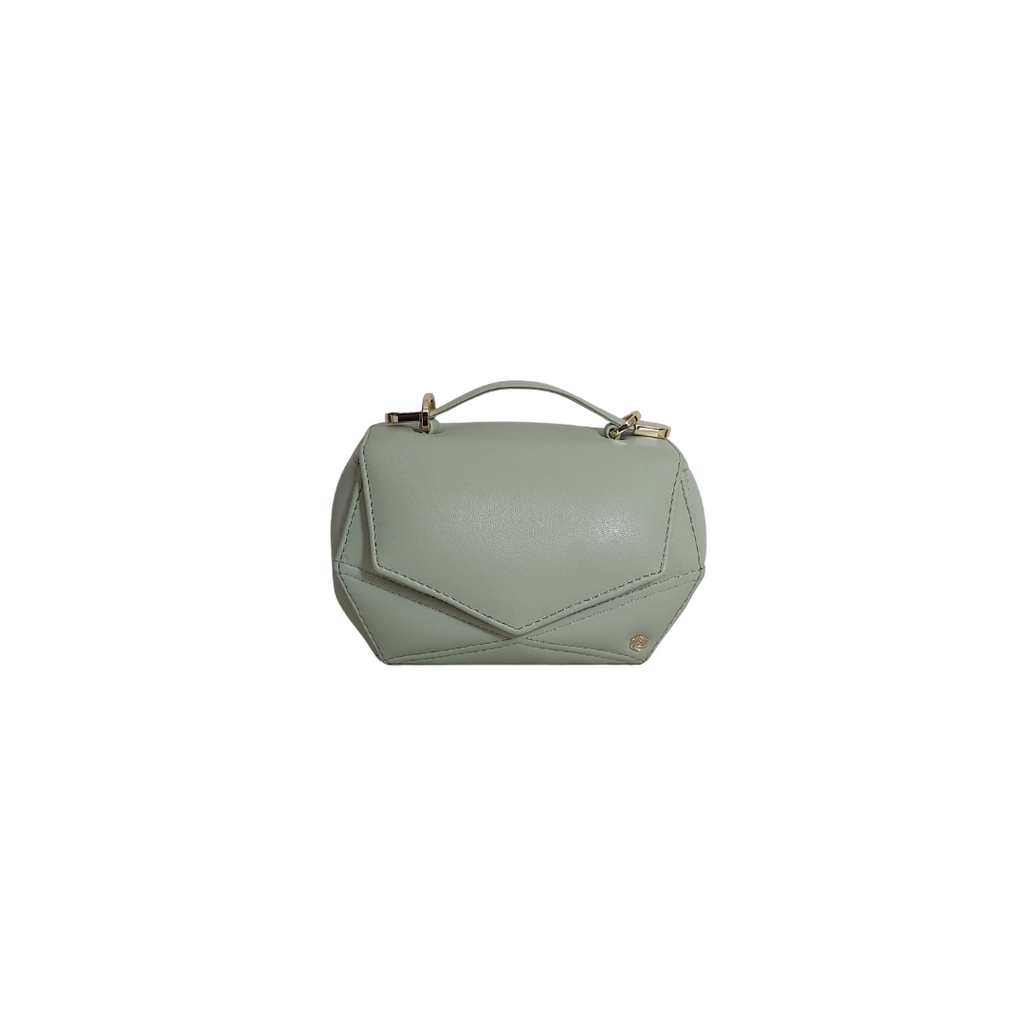 Warp Mint Green Puffer Clutch | Gently Used |