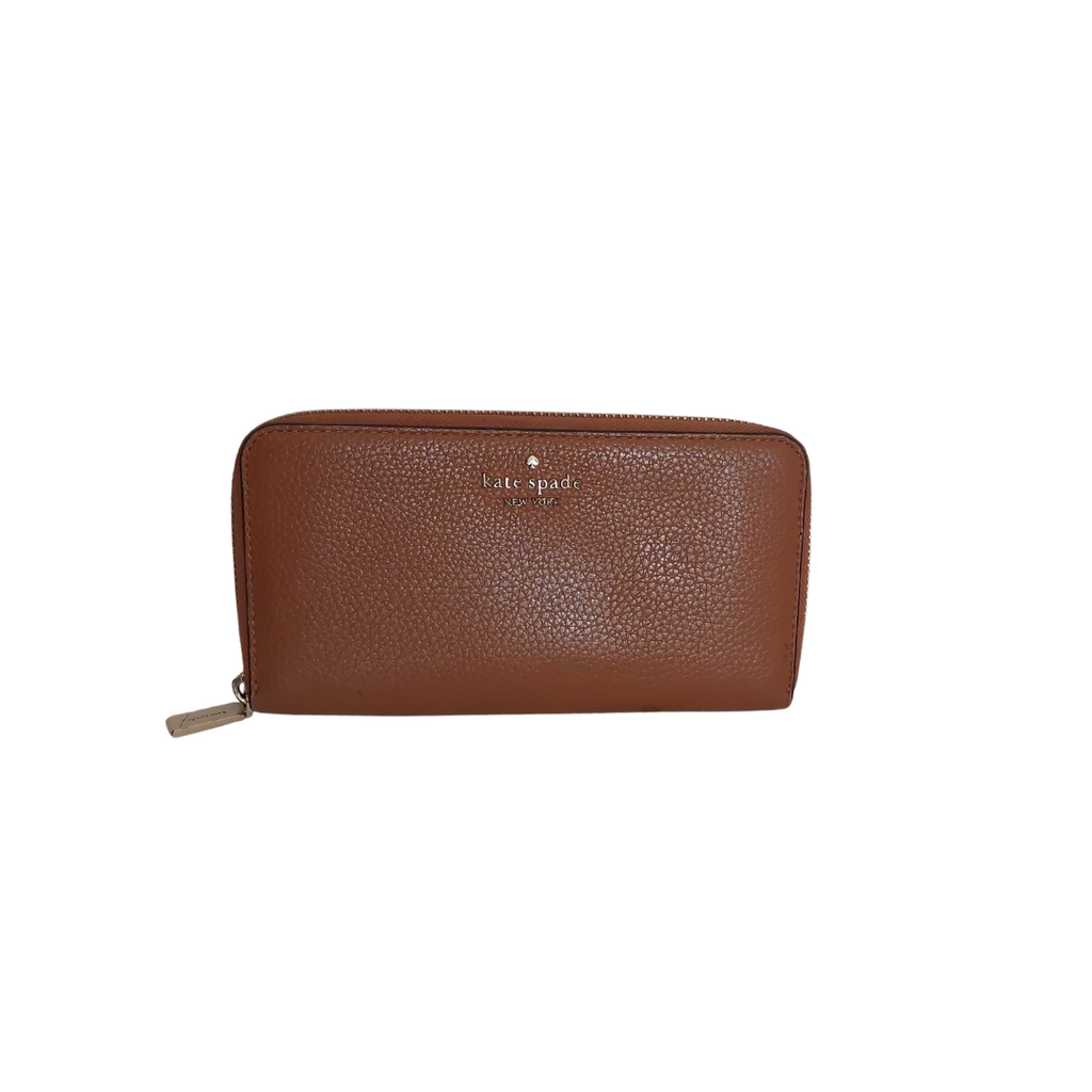 Kate Spade Brown Leather 'Leila' Large Continental Wallet | Pre Loved |