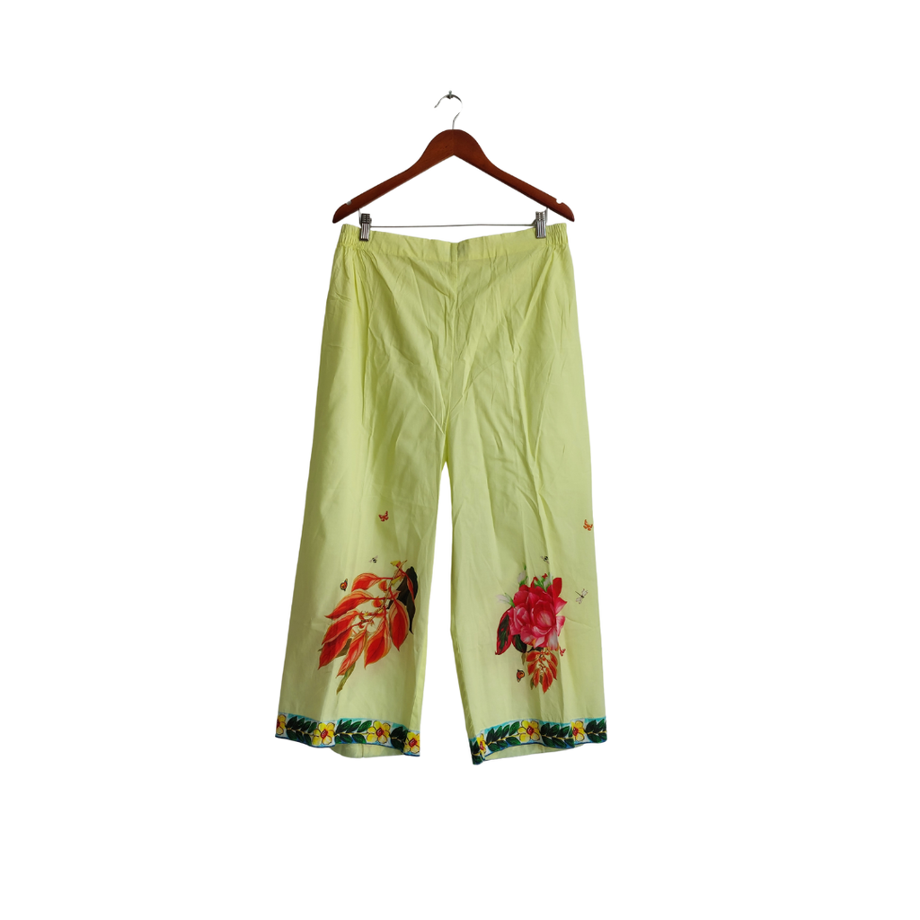 Nia Mia Lemon Yellow Floral Printed Co-ord Set | Pre Loved |