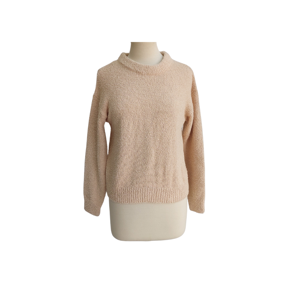 French Connection Beige Texture Top | Brand New |