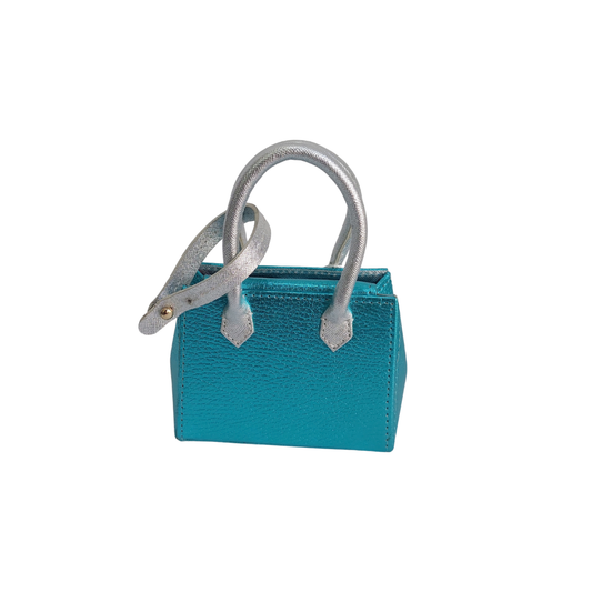 Warp Peacock Blue Hexella Petit Bag | Pre Loved |