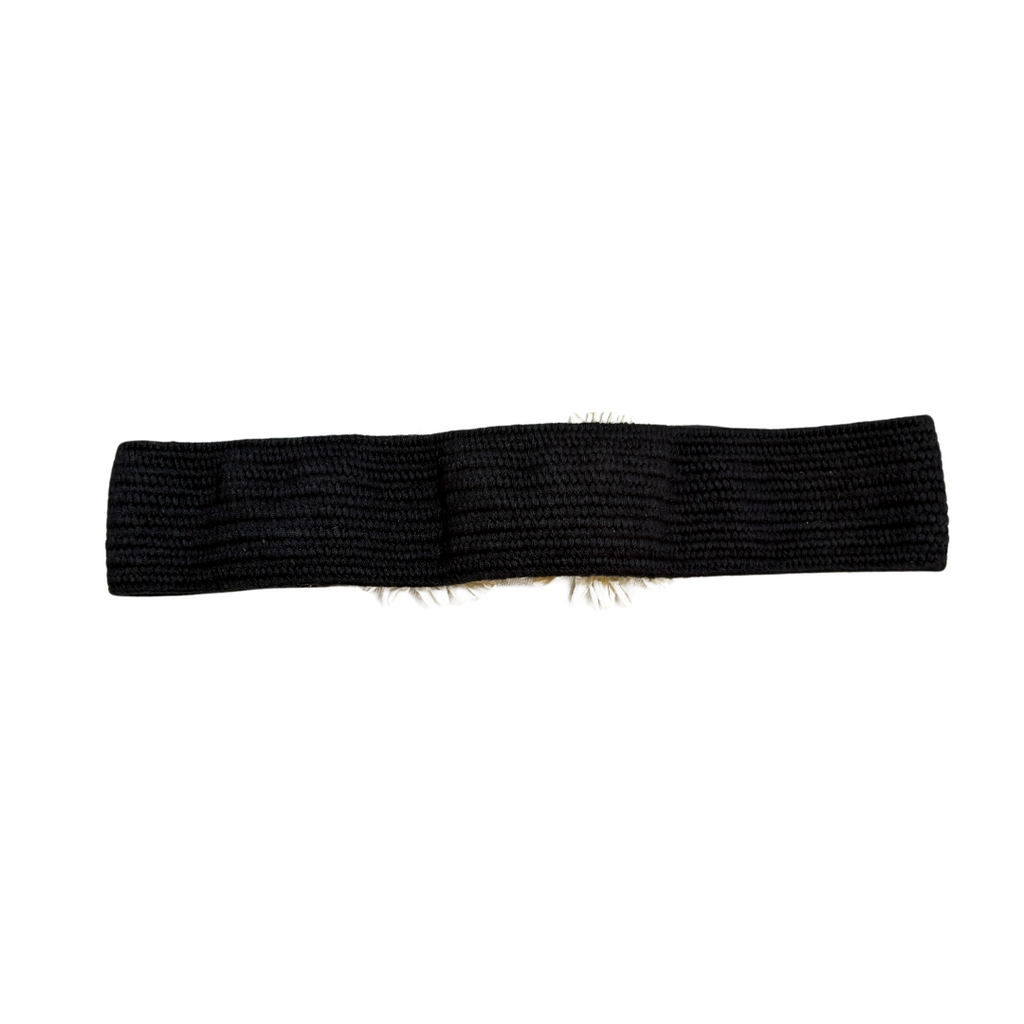 ZARA Black Floral Raffia Belt | Gently Used |