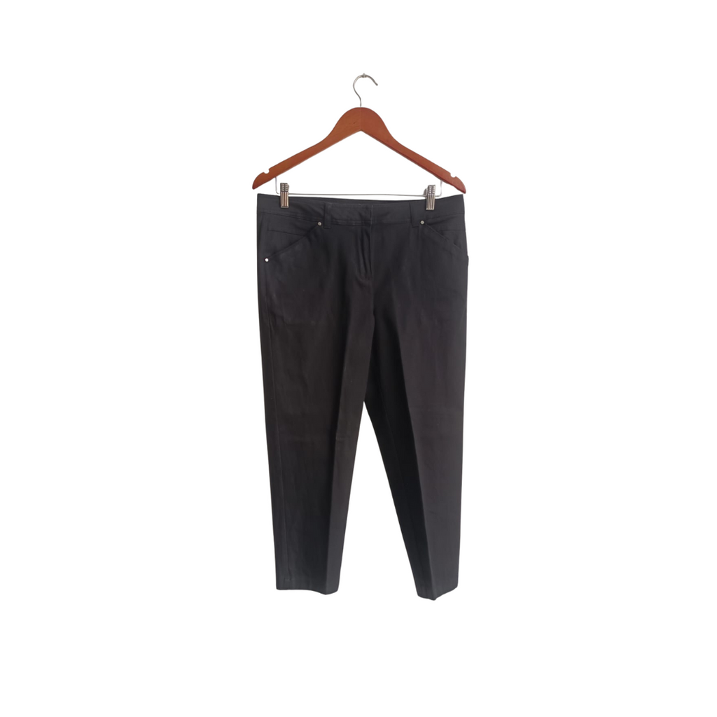 Wallis Black Straight Leg Pants | Pre Loved |