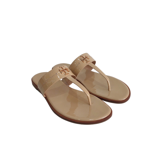 Tory Burch Nude Mini Everly Patent Flats | Gently used |