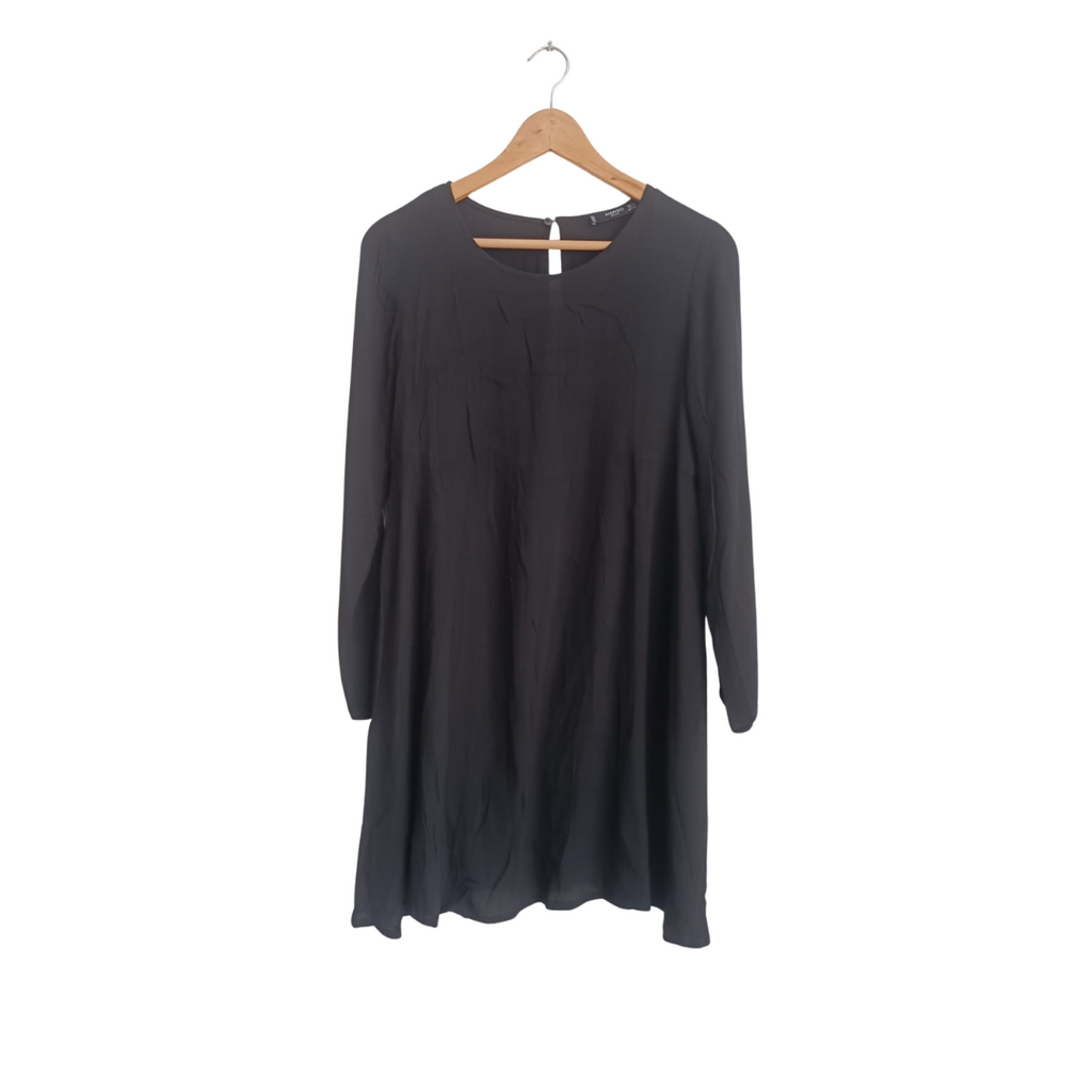 Mango Black Semi Sheer Short Dress | Pre loved |
