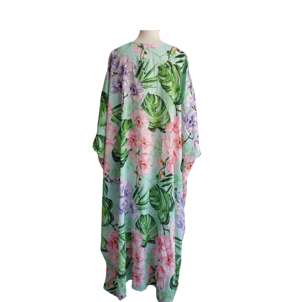 Iconic By Splash Light Blue Floral Printed Dress | Brand New |