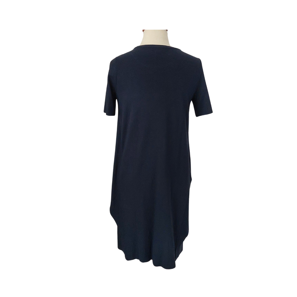 COS Navy Blue Knee-length T-Shirt Dress | Pre Loved |