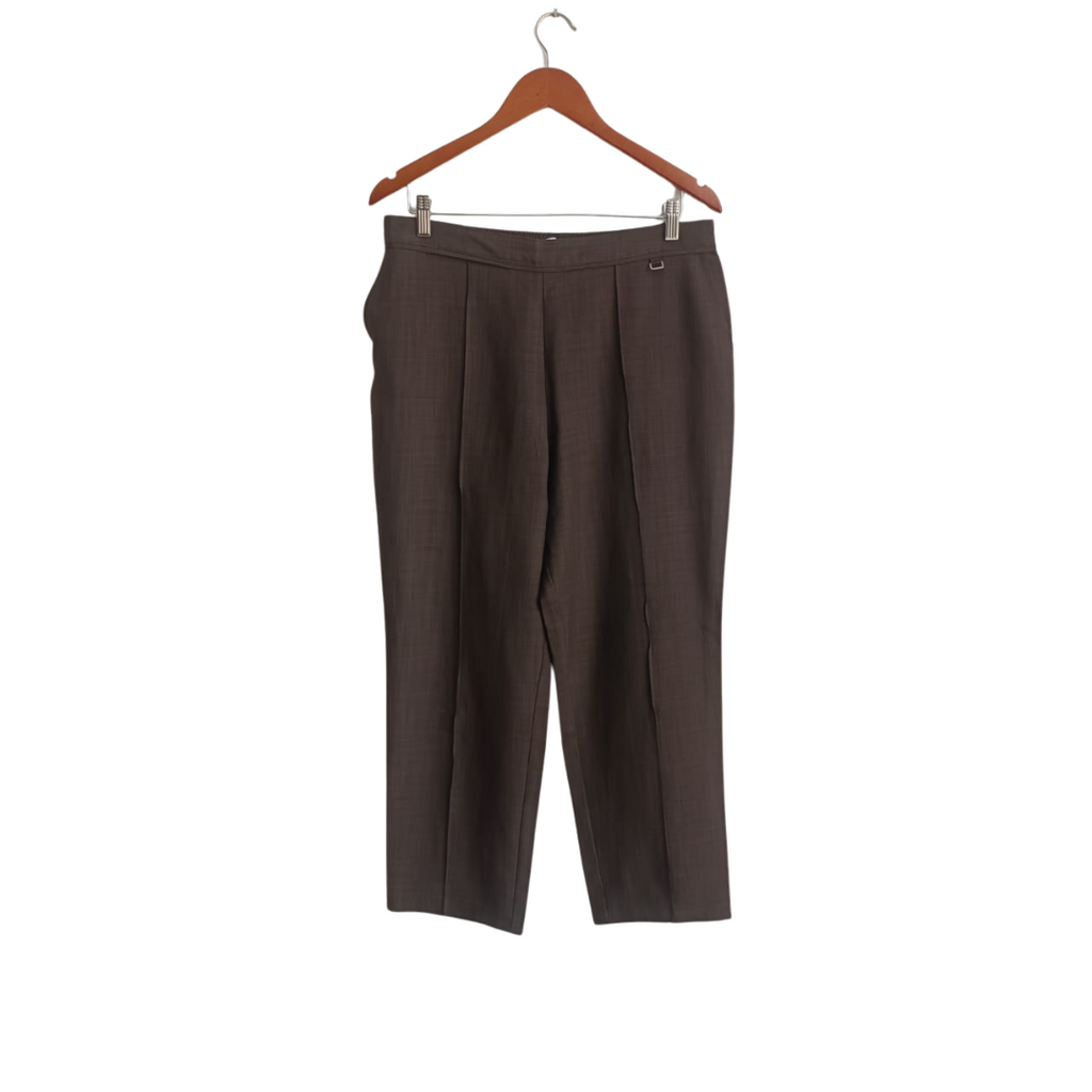 Marks & Spencer Dark Brown Straight Leg Pants | Gently Used |