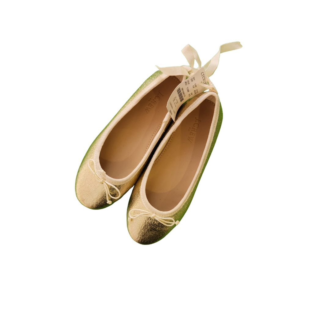J.Crew Gold Ballet Flats (6- 7 years) | Brand New |