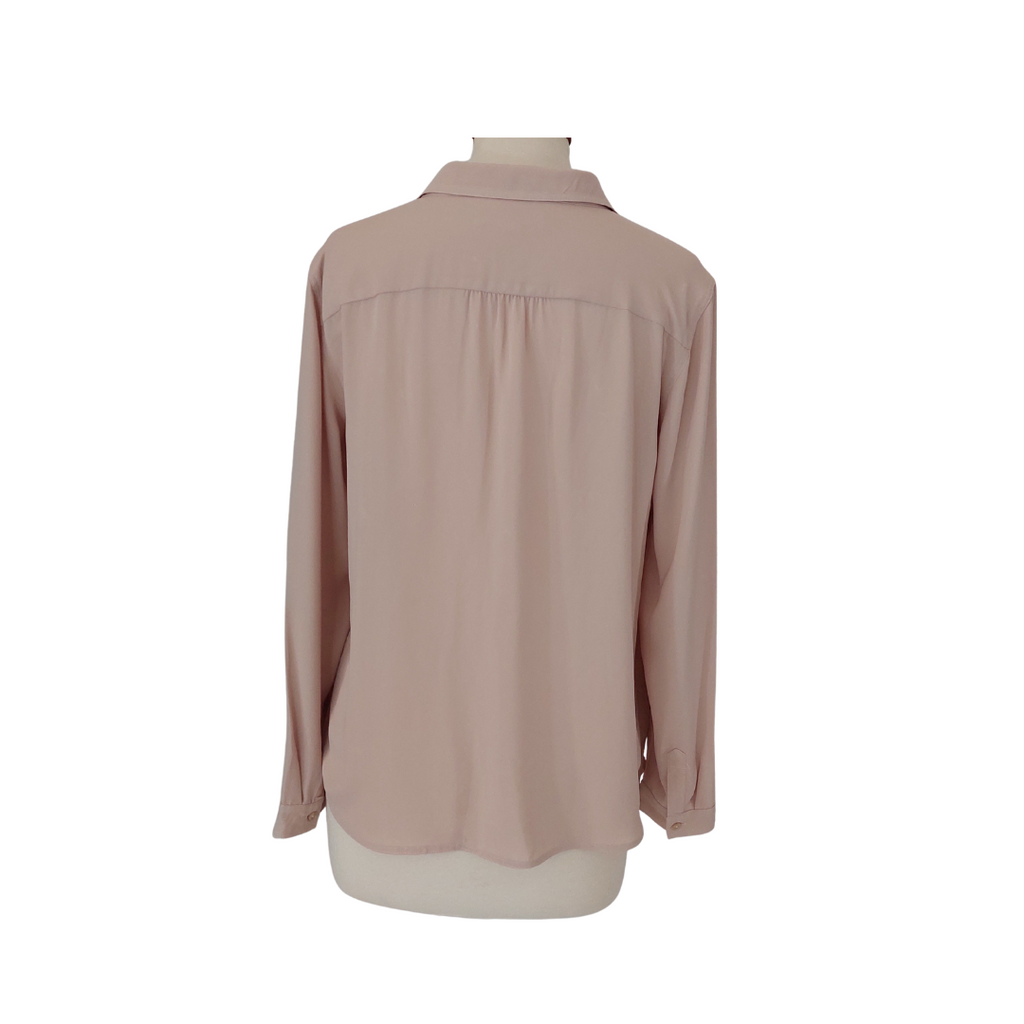 Loft Beige Front Button Top | Pre Loved |