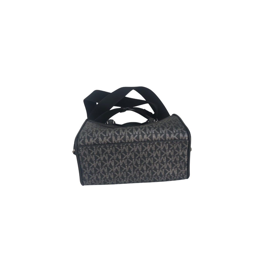 Michael Kors Black Travel Extra-Small Signature Duffel Crossbody Bag | Gently Used |