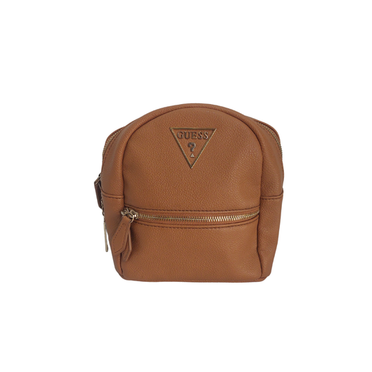 Guess Cognac Brown Manhattan Mini Backpack | Gently Used |