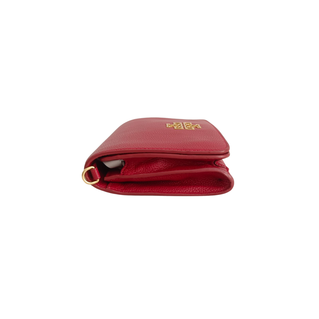 Tory Burch Red Leather Britten Crossbody Bag | Brand New |