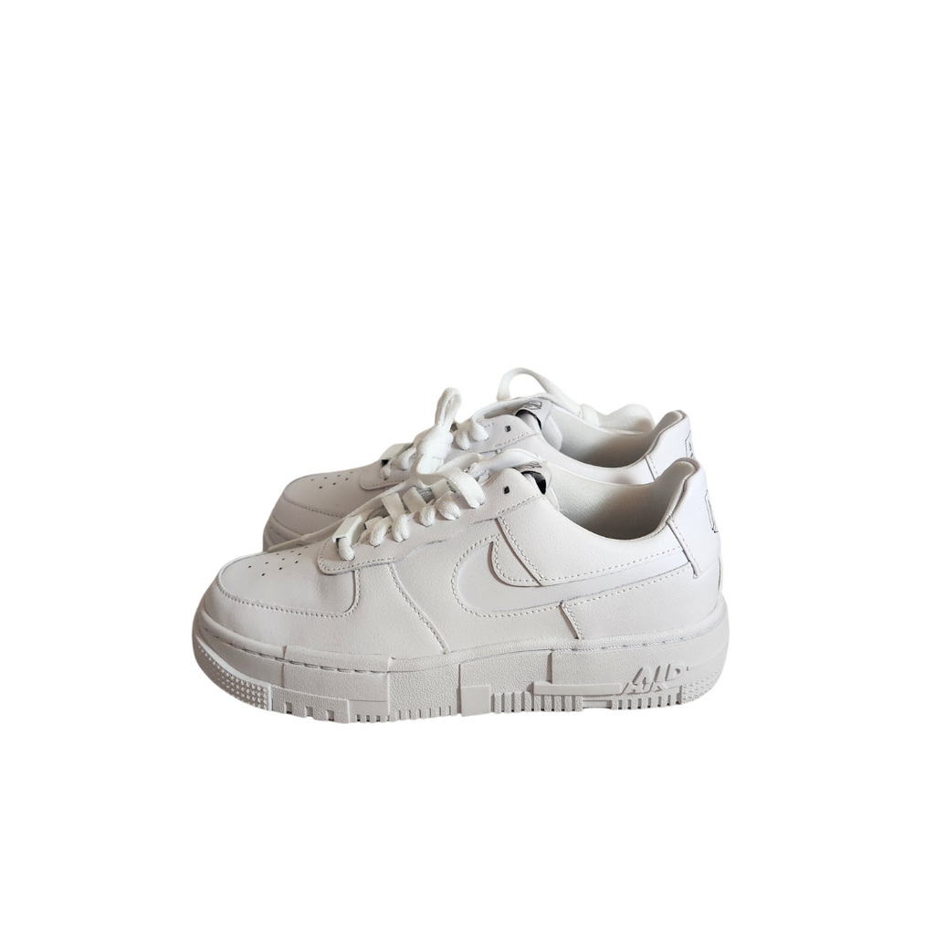 Nike White Air Force 1 Pixel Sneakers | Brand New |