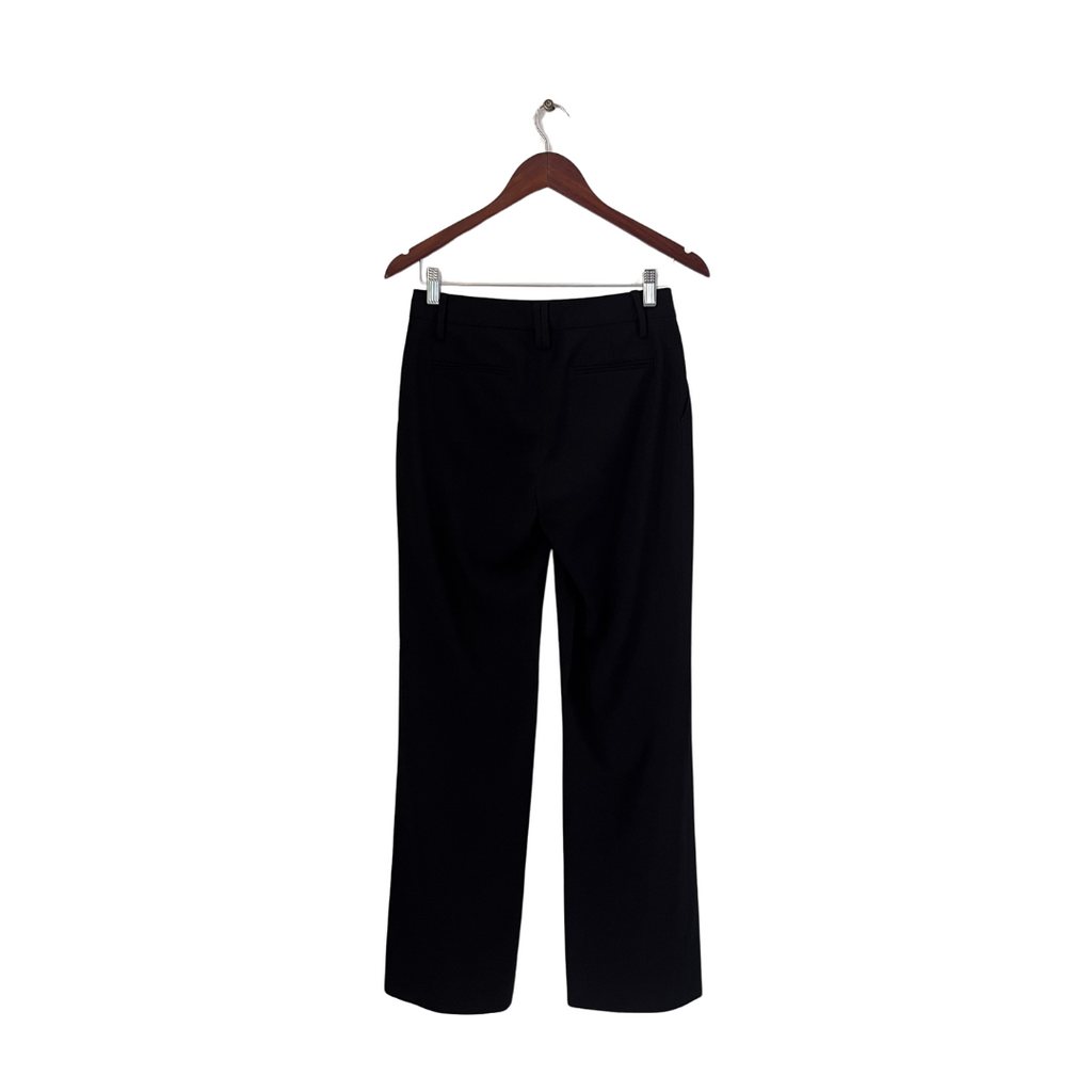 Zara Black Straight-Leg Formal Pants | Pre Loved |