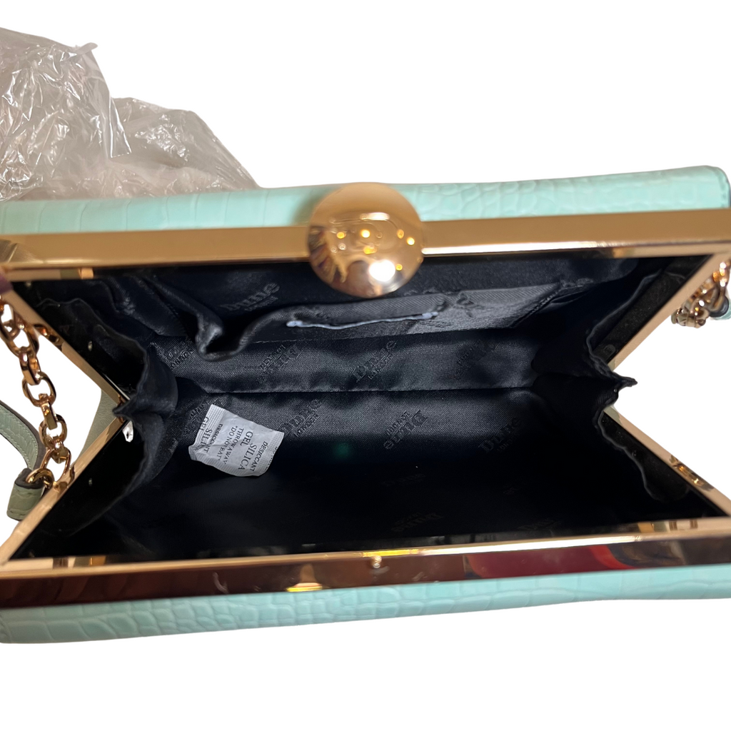 Dune Crocodile Textured Leatherette Crossbody Bag | Gently Used |