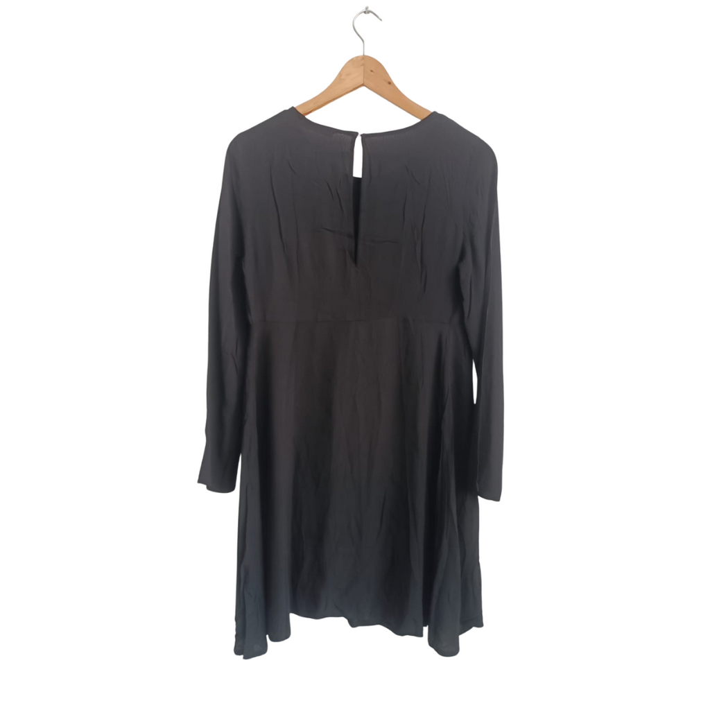Mango Black Semi Sheer Short Dress | Pre loved |