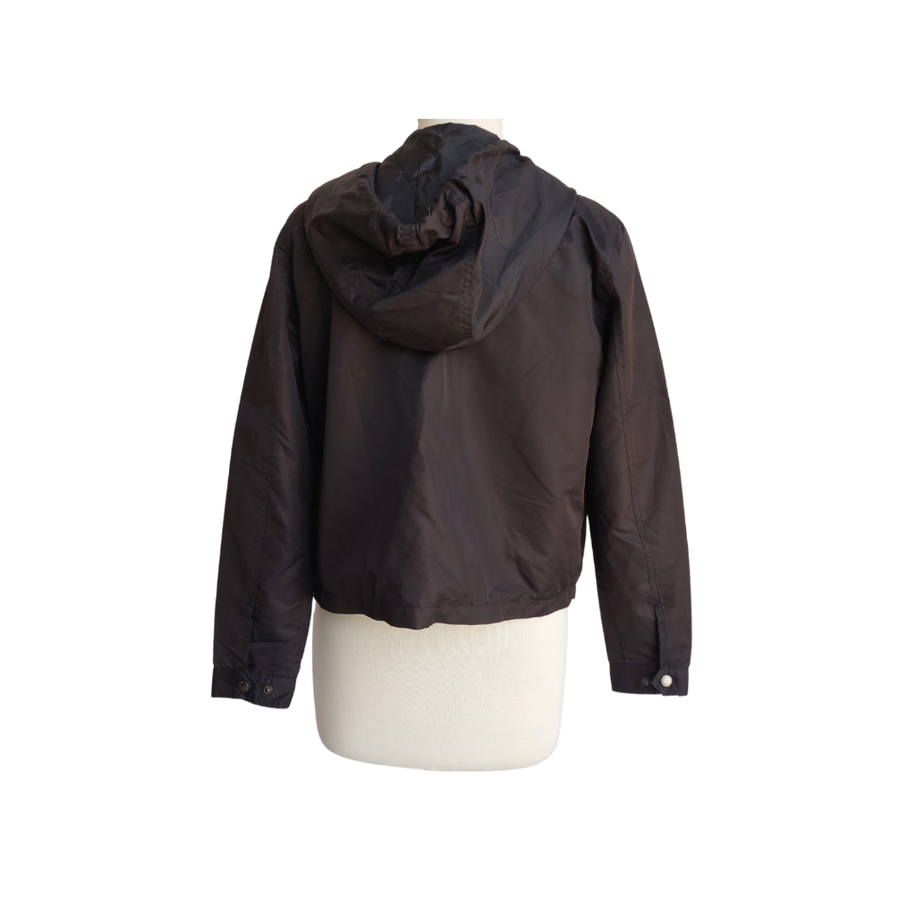 Only Black Hooded Zipper Jacket | Gently Used |