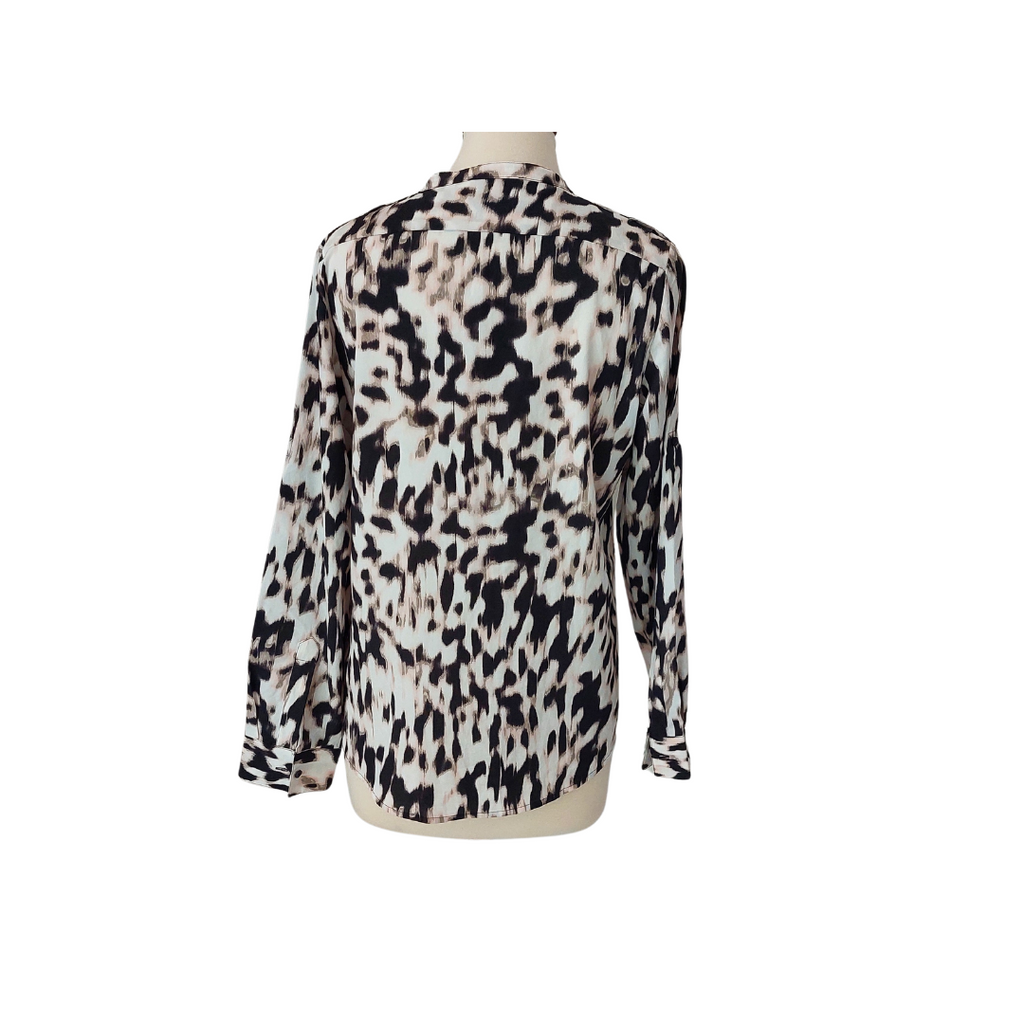 Calvin Klein Flat Collar Printed Top | Gently Used |
