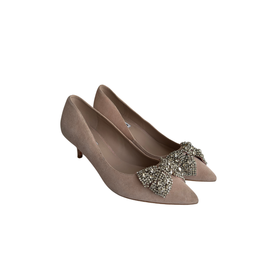 Dune Dusty Pink Embellished Heels | Pre Loved |