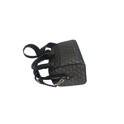 Michael Kors Black Travel Extra-Small Signature Duffel Crossbody Bag | Gently Used |