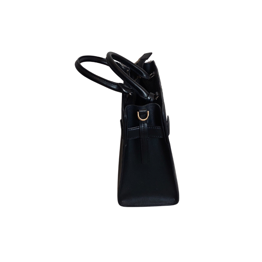 Michael Kors Black Leather Rayne East West Satchel | Gently Used |