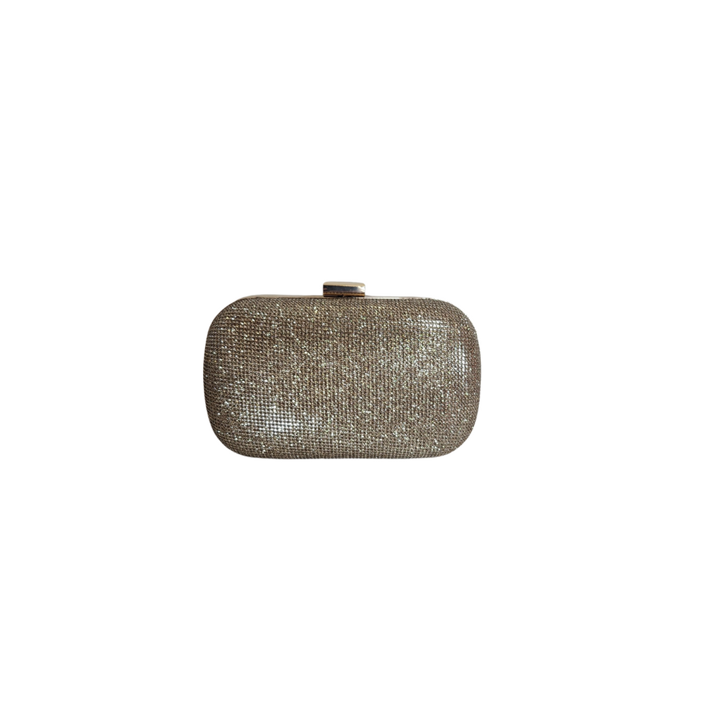 Karen Millen Glitter Box Clutch Bag | Gently Used |