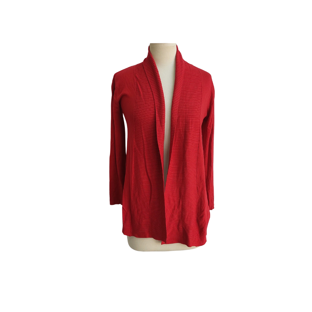 Mango Red Open Cardigan | Brand New |