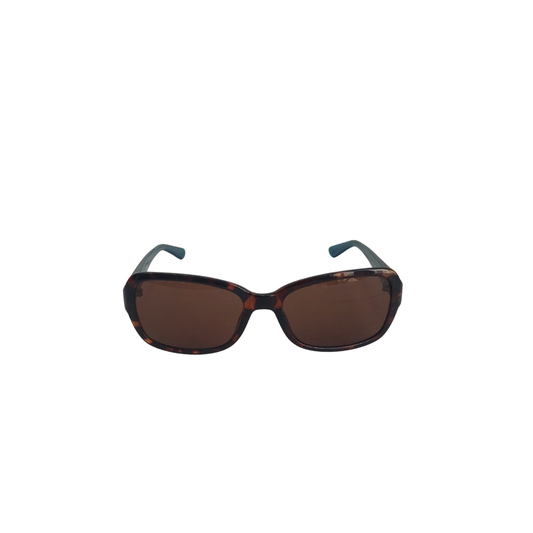 Guess Dark Havana & Turquoise Rectangle GU7474 Sunglasses | Pre Loved |