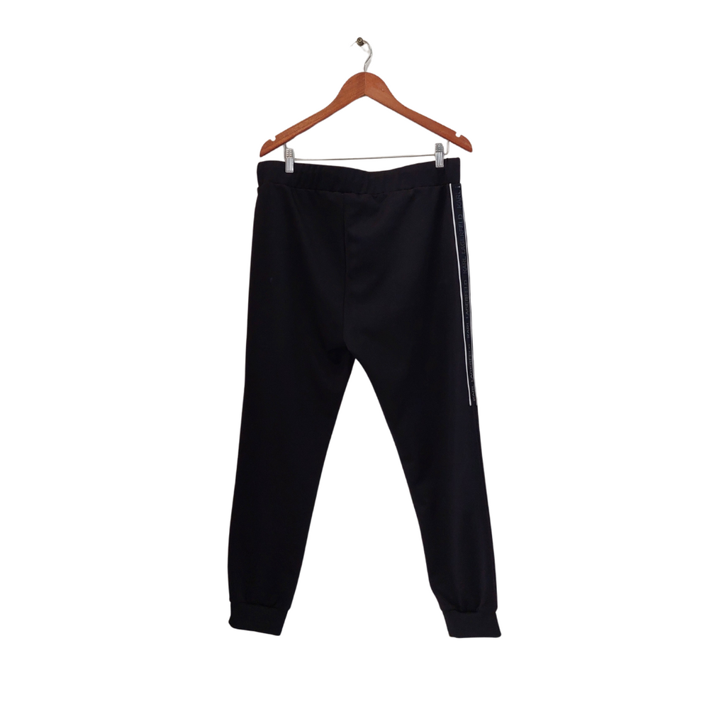 Karl Lagerfeld Black Logo Jogger Pants | Gently Used |