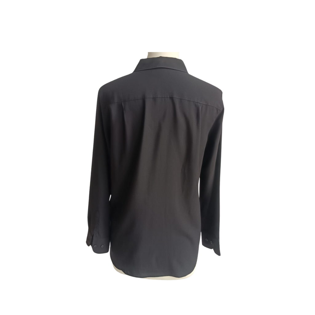 Uniqlo Black Collared Shirt | Gently Used |
