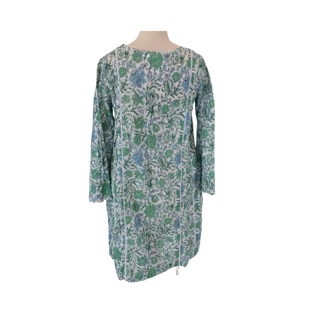 ZARA Shahjahan Green Printed Set (2 pieces) | Like New |