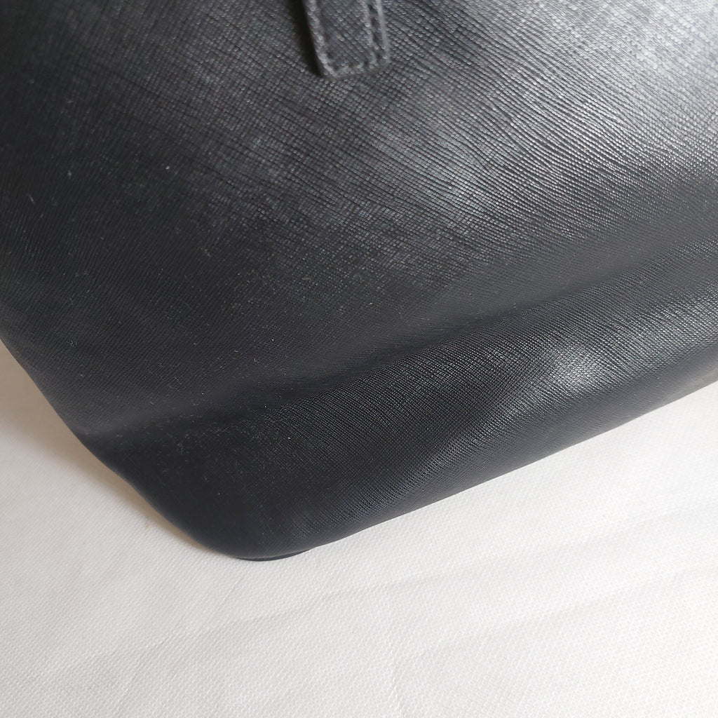 Michael Kors Black Jet Set Saffiano Leather Tote | Pre Loved |
