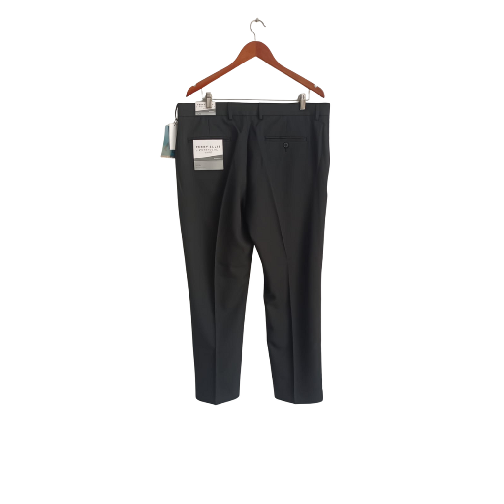 Perry Ellis Men's Black Formal Pants | Brand New |