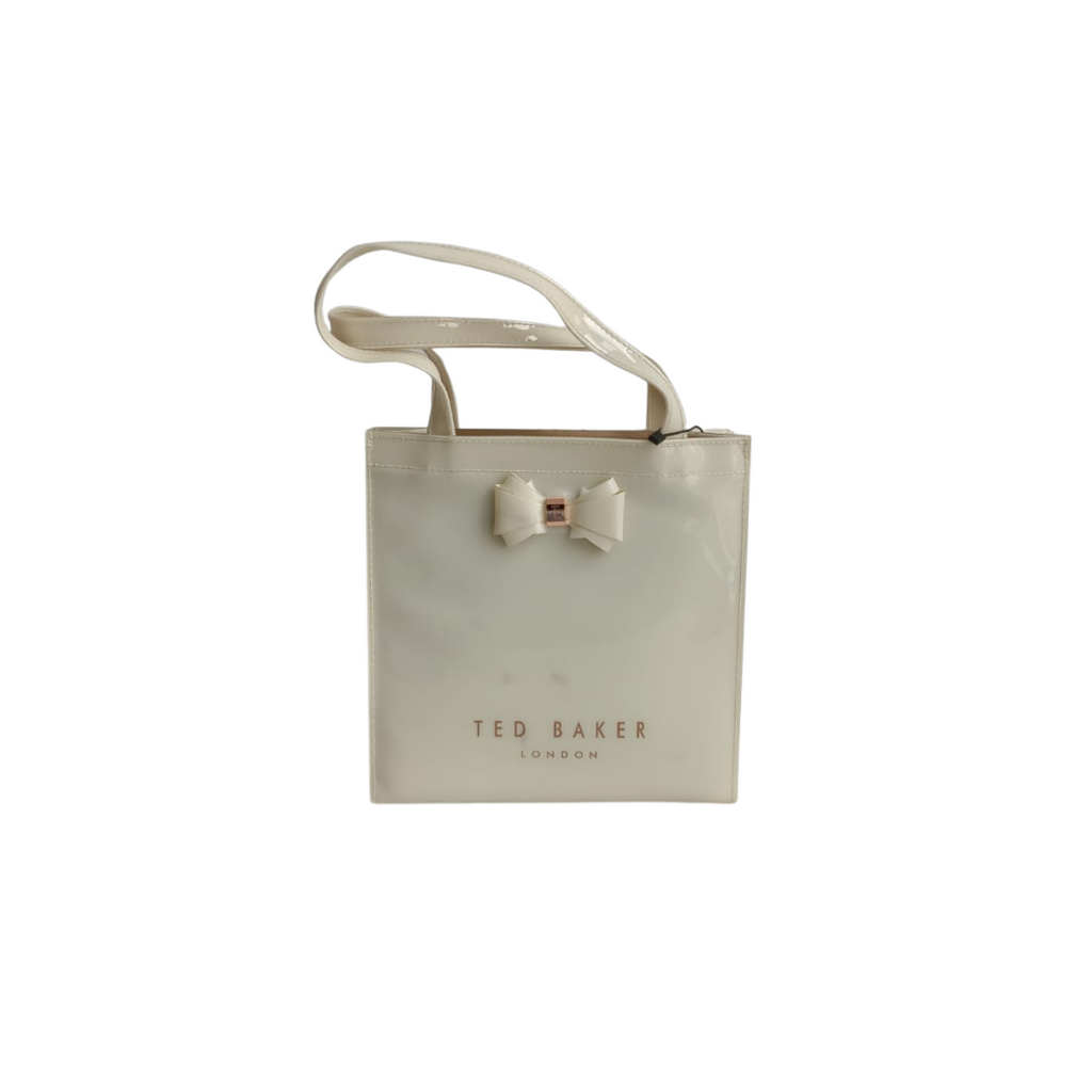 Ted Baker Ivory Aracon Plain Bow Small Icon Bag | Brand New |