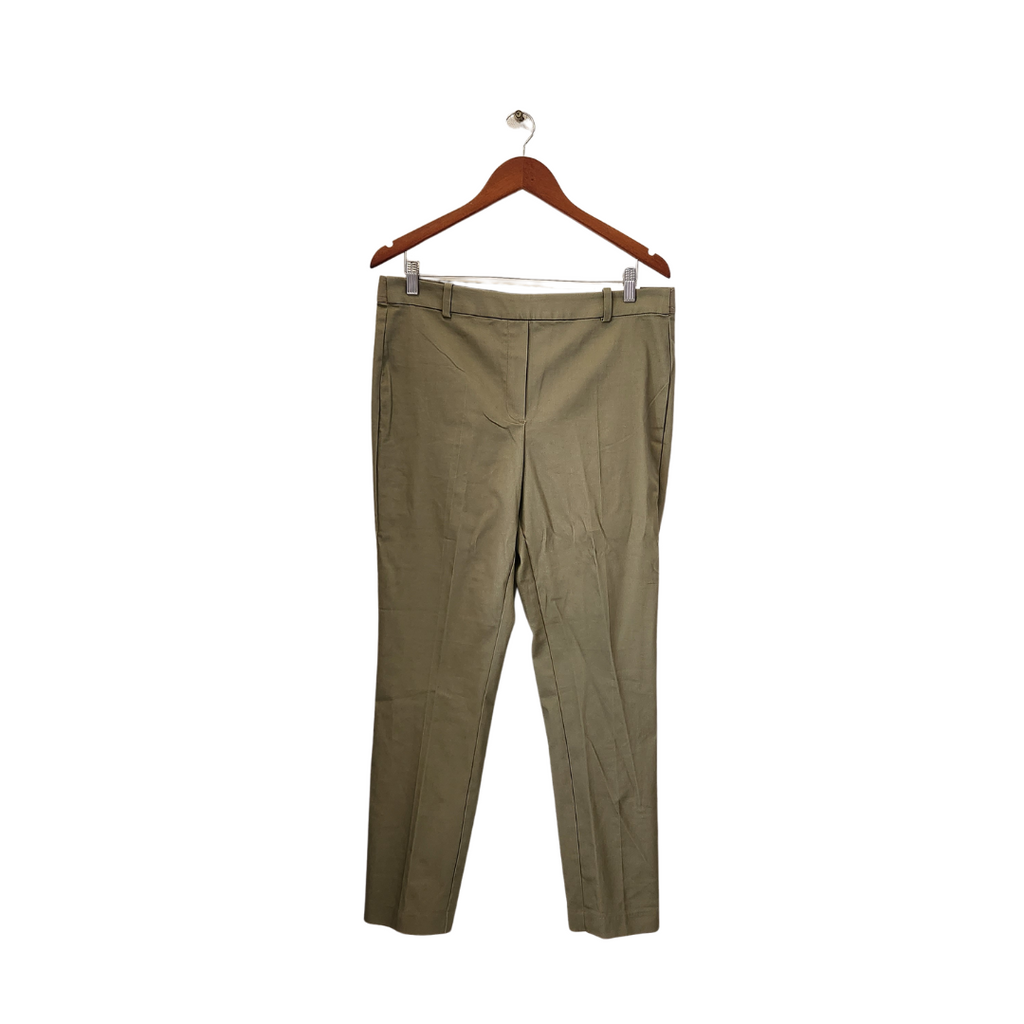 H&M Green Khaki Elastic-waist Pants | Brand New |