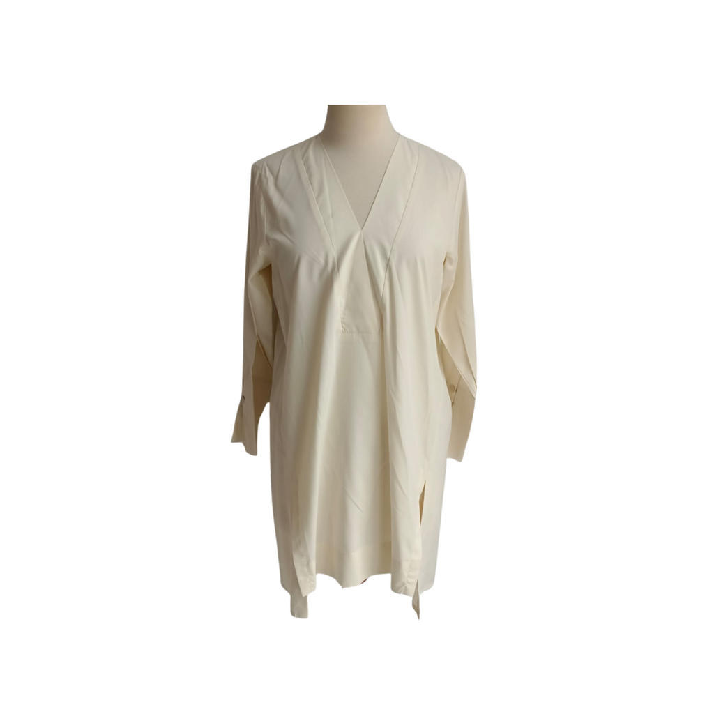 Uzma Sattar Cream Solid Co-ord Set | Like New |
