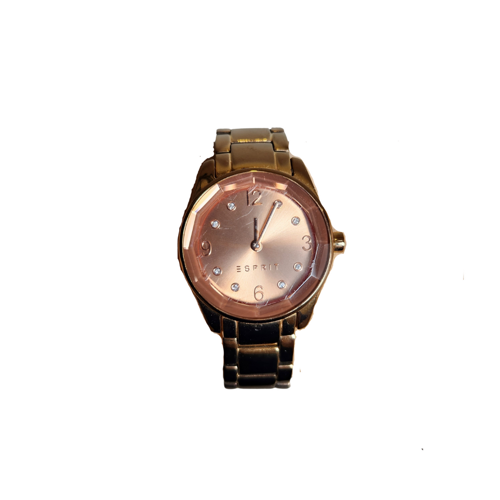 Esprit Gold Tone Stainless Steel Watch | Pre Loved |