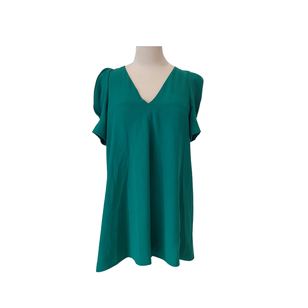 ZARA Green Knee-length Short-sleeves Dress | Gently used |