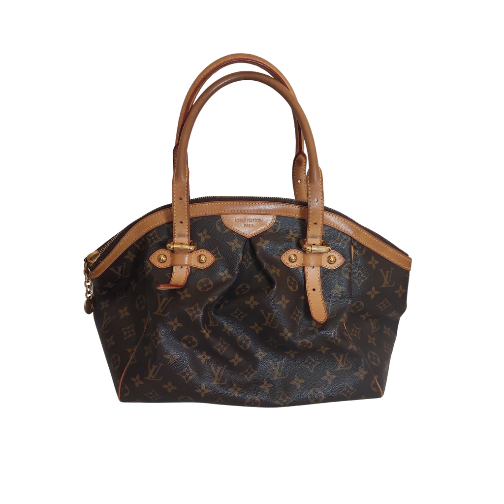 Louis Vuitton Brown Leather Monogram 'Tivoli GM' Bag | Pre Loved |
